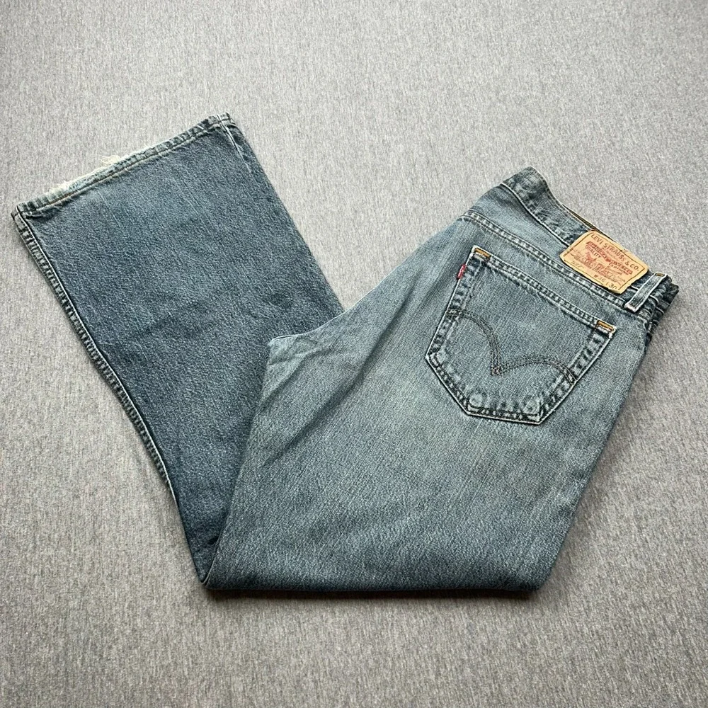Vtg Levi's 527 Low Bootcut Jeans Mens 36x30 Medium Wash *Wear* Cowboy Western